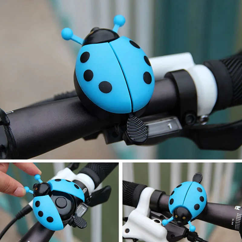

Bicycle Bell Ring Lovely Beetle Ladybug Ring Bell For Cycling Bike Ride Alarm For Children Aluminum Alloy + Plastic Bicycle Tool