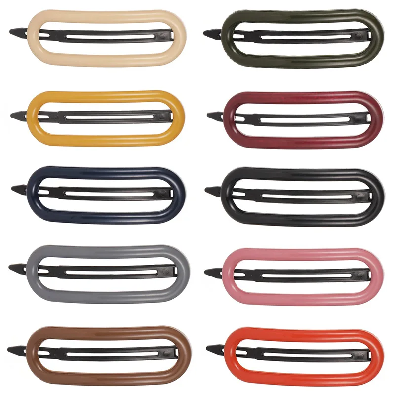 1 шт. модная акриловая заколка для волос с геометрическим узором элегантные