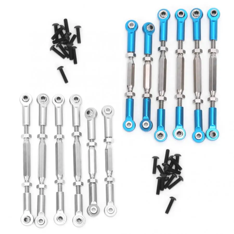 Набор металлических тяговых стержней для радиоуправляемого автомобиля 6 шт. с