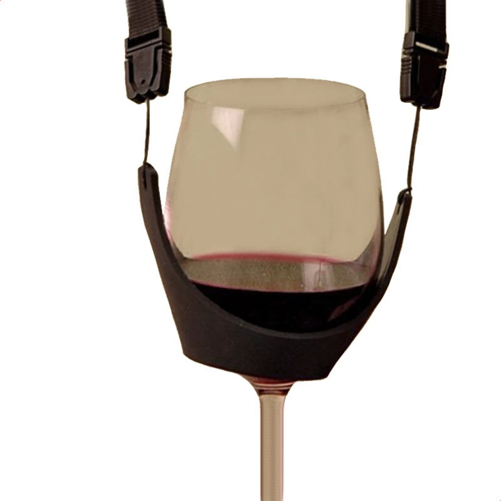 Подставка для бокалов 100 см черный ремешок ожерелья вечеринки дня рождения