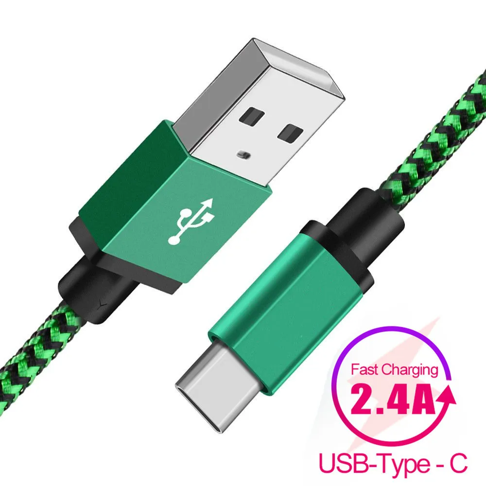 

USB Type C Cable for Xiaomi Redmi Note 7 mi9 USB C Cable for Samsung S9 Fast Charging Wire USB-C Mobile Phone Charge Cord