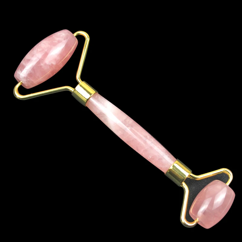 Оптовая продажа 1 шт. натуральный кристалл вафельная головка массажер для лица