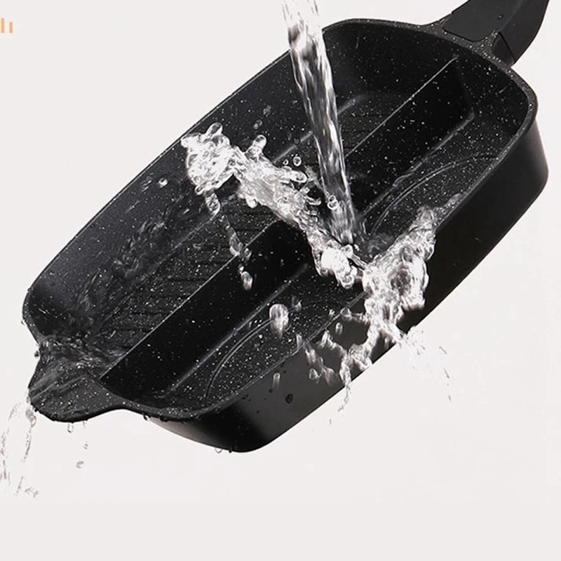 3-In-1 Non Stick Frying Pan Crepe Maker Cooking Wok Pot Korean Cookware Breakfast Egg Skillet Kitchen Utensils | Дом и сад