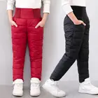 Детские зимние штаны с хлопковой подкладкой, на возраст 9-12 лет