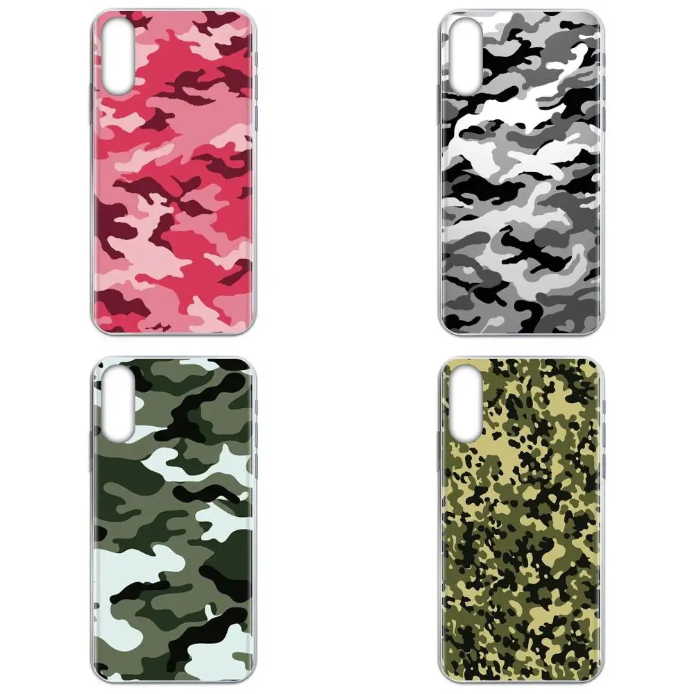 С камуфляжным узором Камуфляжный военный армейский чехол для Xiaomi Redmi Note 8 8A 8T 10 K30 5G