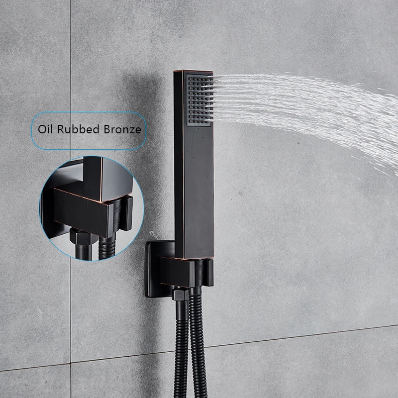 Wall Mounted Bathroom Shower Mixer Concealed Installation Faucet Embedded Box Control Valve System | Обустройство дома