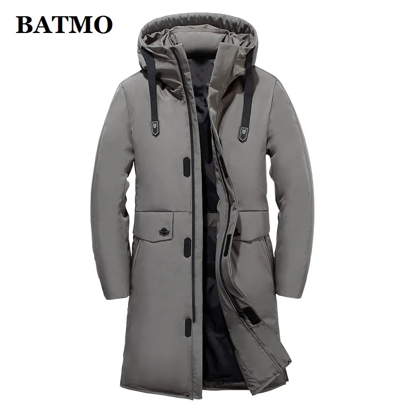 

BATMO 90% white duck down hooded jackets men,men's winter down jackets,thicked warm coat,plus-size M-4XL Y1982
