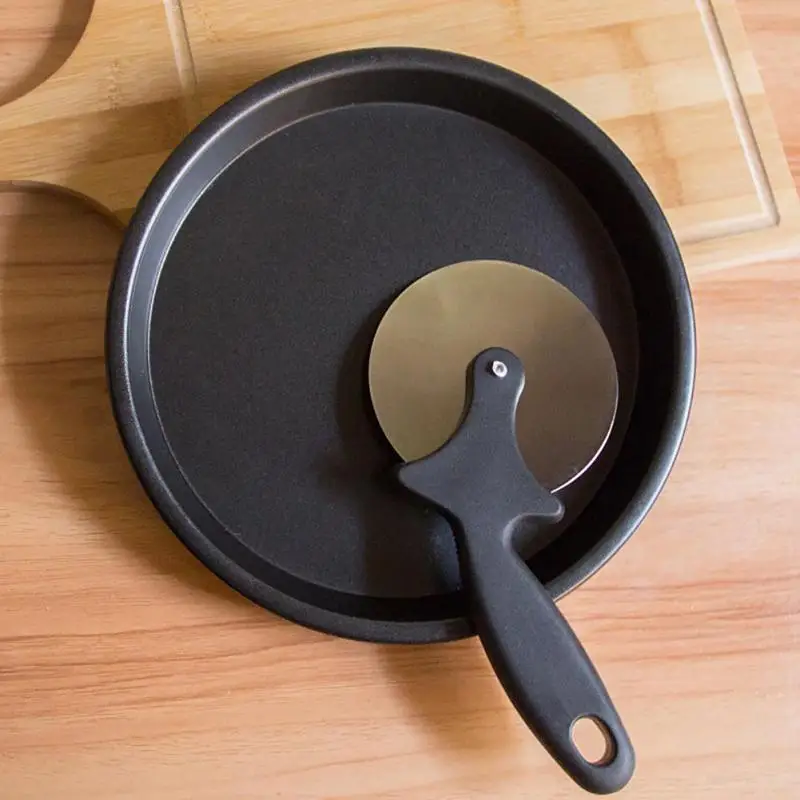 1 шт. нож для пиццы из нержавеющей стали круглые колесики вафли резак кухонные