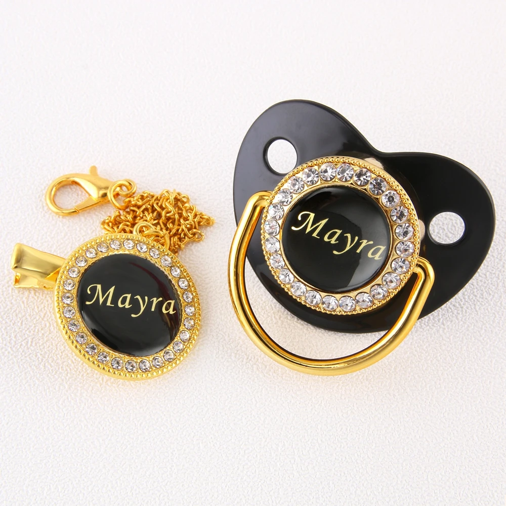 Изготовленный на заказ детская пустышка цепочке с прищепкой