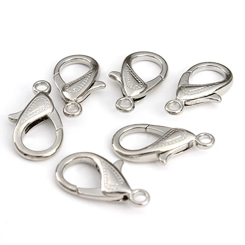 

20 штук 18*30 мм Серебряный Цвет металлического сплава застежками, крючки, станок и разъемы набор «сделай сам» для браслетов, ожерелий, украшен...