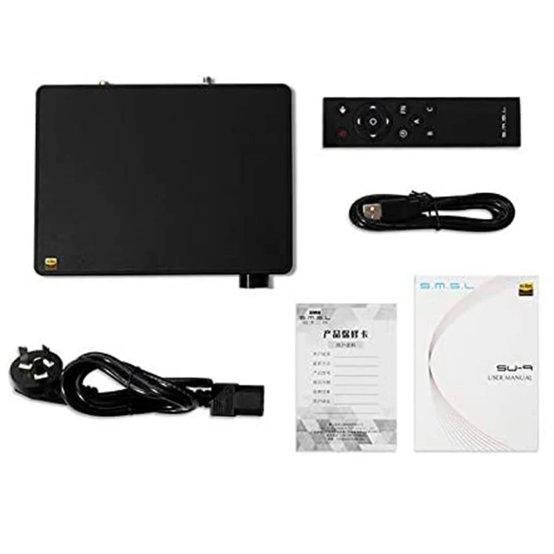 Полный декодер sm.s.l SU-9 MQA ES9038PRO DAC XMOS DSD512 pcm768 кГц/32 бит Bluetooth 5 0 UAT APTX-HD USB SU9