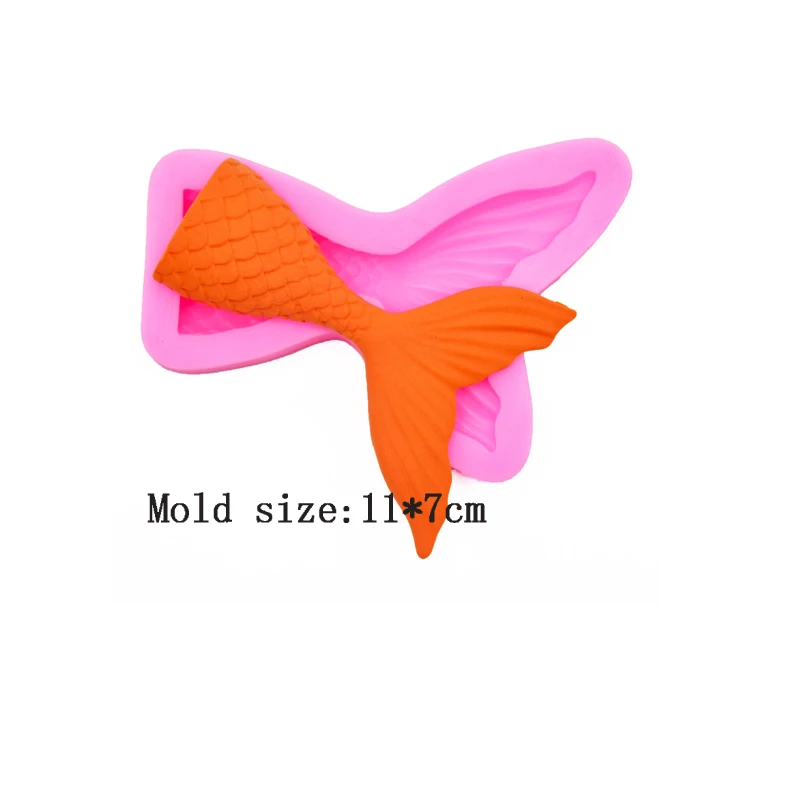 

Fish tail Silicone Mold DIY Phone Holder Decktop Decoration
