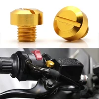 m10x1 25 motorcycles mirror hole plugs right left screws bolts aluminum cnc for rearview mirrors clockwise bolt accessories 2pcs