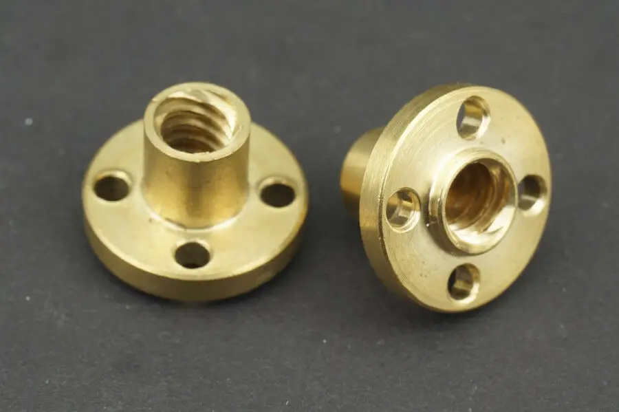 Латунный фланцевый вал маршрутизатора линейные втулки подшипники для 3D принтера