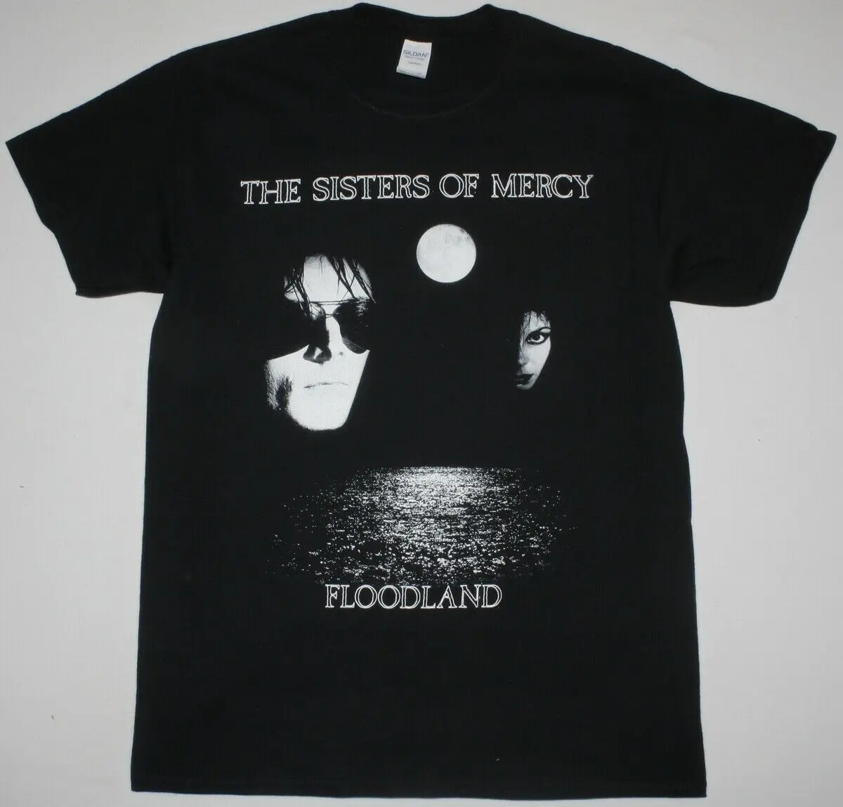 Новая черная футболка в стиле панк готика с надписью SISTERS OF MERCY|Мужские футболки| |