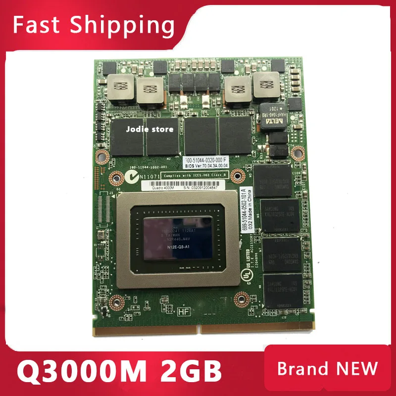 Фотографическая карта Quadro 3000M Q3000M N12E-Q1-A1, видеографическая карта Vga, фотография 0 rdjt7 MXM для ноутбука HP 8760W 8770W DELL M6600 M15X