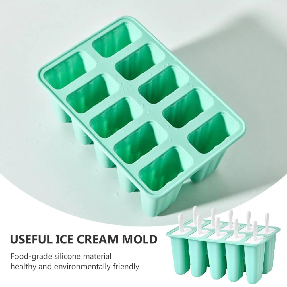 

1Pc Summer Popsicle Mold Creative Ice Mold Useful Ice Cream Making Mold (Green)