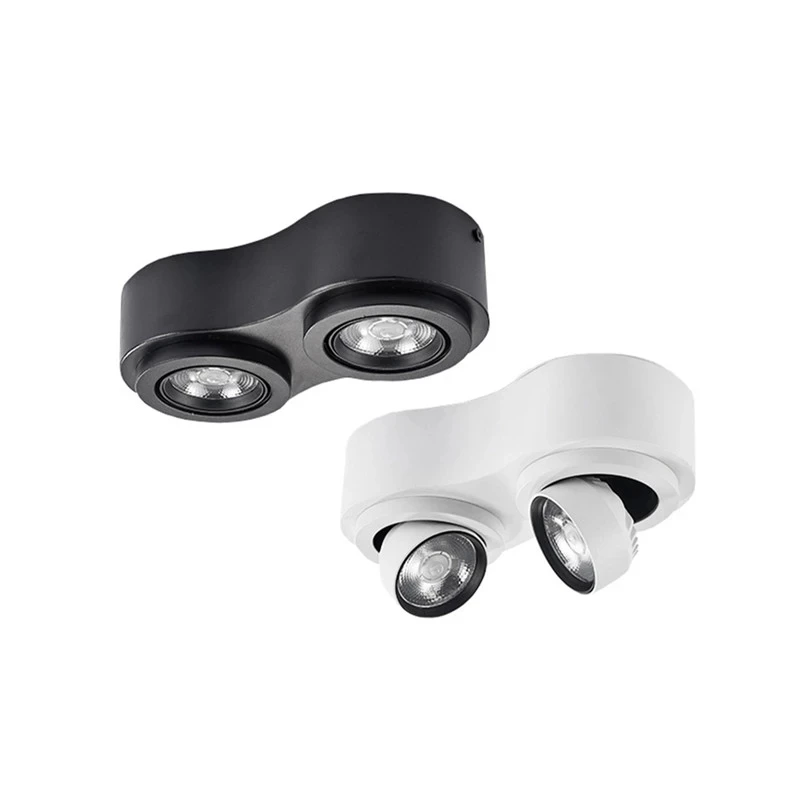 

LED surface mounted Nordic downlight AC85-265V ceiling light 360° rotating folding ceiling 14W lighting