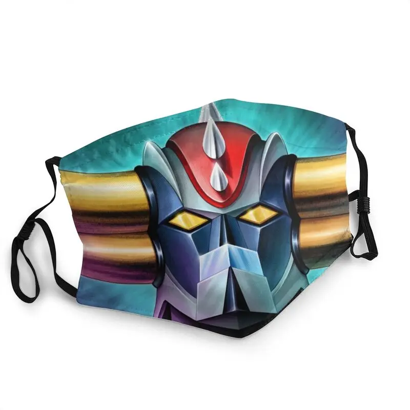 

Grendizer Goldrake UFO Robot Non-Disposable Mouth Face Mask Adult Unisex Dustproof Mask Protection Cover Respirator Muffle