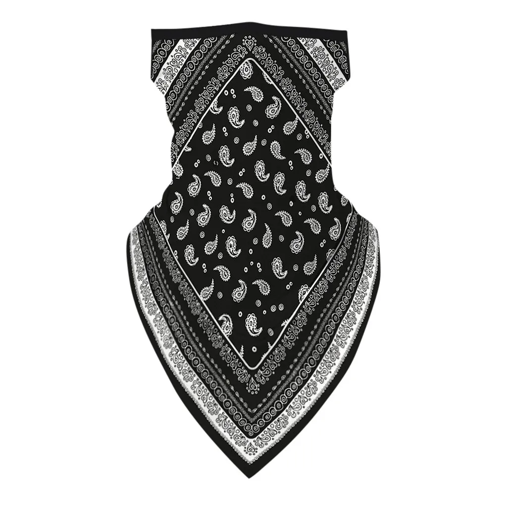 

Outdoor Print Seamless Magic Scarf Ear Hook Sports Scarf Neck Tube Face Dust Riding Bandana UV Protection Neck Gaiter Scarf
