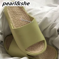 women fur slides wholesale fluffy womens beach shoes hairy beach slippers sole for footwear women clogs 2021 sandals