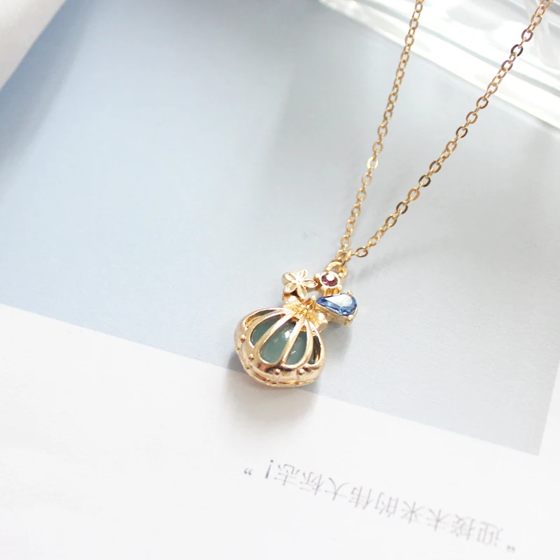 Женский комплект украшений SANSUMMER Комплект из ожерелья и сережек с золотым