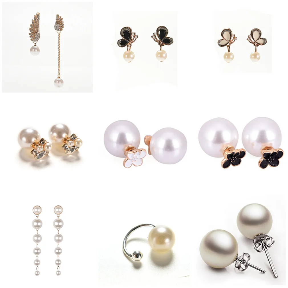 Металлические геометрические Необычные круглые квадратные серьги гвоздики с