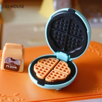 jo house miniature waffle maker food pretend play doll house 112 scale waffle making machine toaster oven toy accessories
