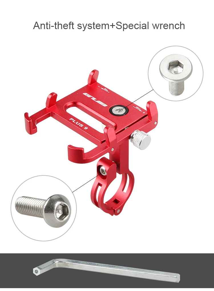 

Plus Universal Bike Phone Holder Mount Aluminum Bicycle Motocycle scooter Handlebar Cellphone Stand Bracket For iPhone Samsung