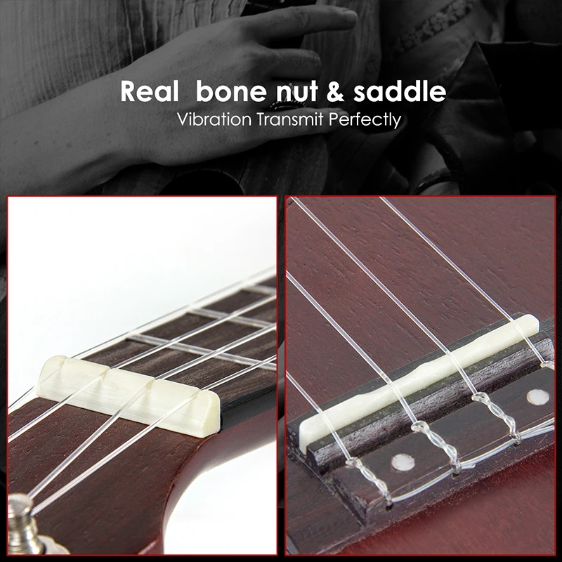 Укулеле сопрано 21 дюйм с тюнером и ремешком|Укулеле| |