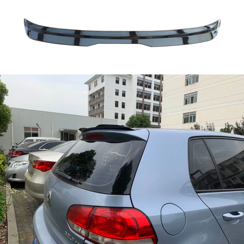 Бесплатная доставка пианино Черный ABS Материал задний спойлер на крыло крышу для