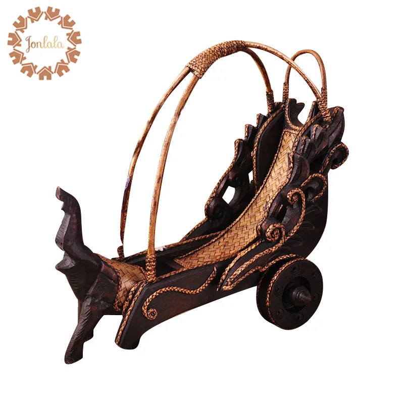 Стильные тележки с 3 слонами креативная ретро мебель из массива дерева