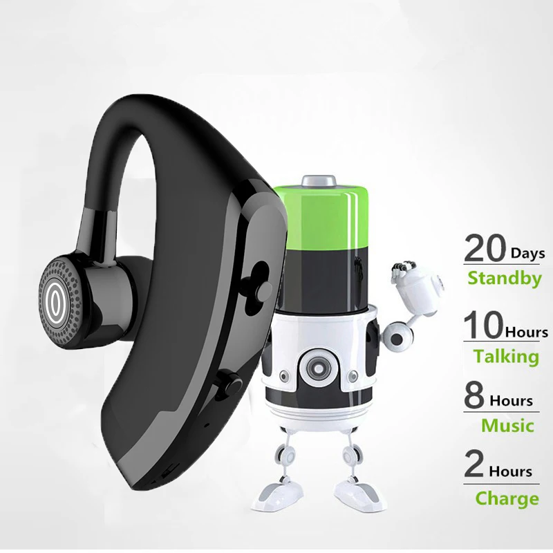 M & J V9 громкой связи бизнес bluetooth наушники с микрофоном голос Управление