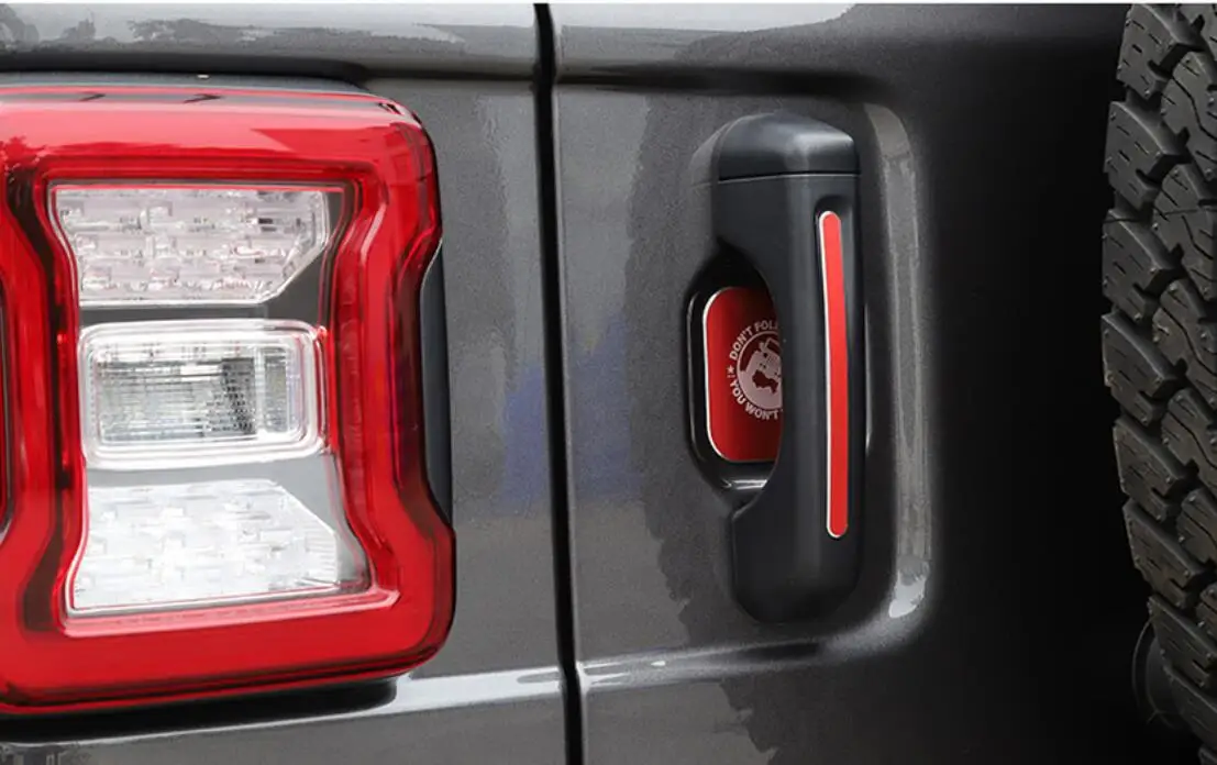 Алюминиевая декоративная крышка для дверной ручки автомобиля/задней двери JEE