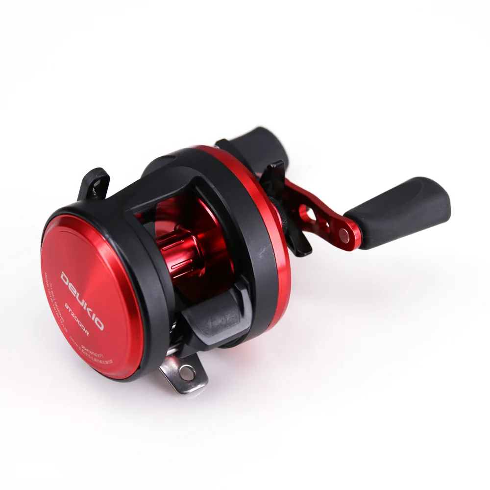 Катушка для заброса приманки DEUKIO круглая металлическая глубокопрофильная