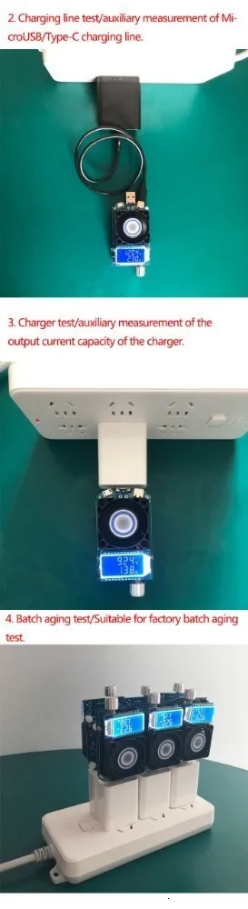 25 Вт 35 Вт QC2.0 QC3.0 USB Электронная нагрузка регулируемый постоянный ток старение резистор емкость батареи тестер Вольтметр