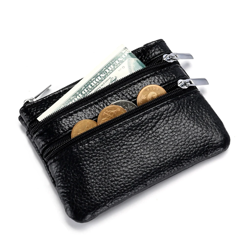 Женский однотонный кошелек на молнии с карманом для монет сумочка клатчи сумка