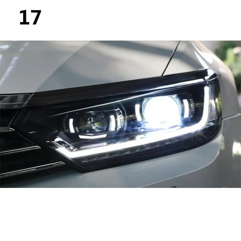 Автозапчасти Luces Led Para авто Drl аксессуары автомобильные лампы фары автомобильные фары в сборе 17 18 для Volkswagen Magotan