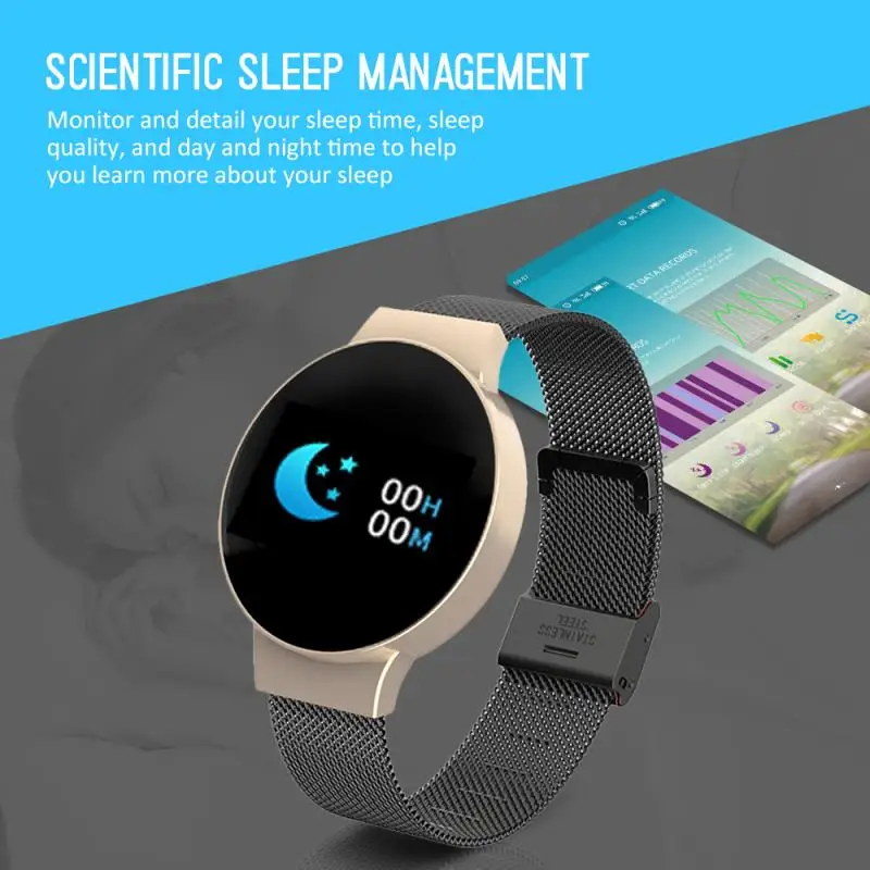 Умный браслет с монитором сна и пульсометром IP67|Смарт-браслеты| |