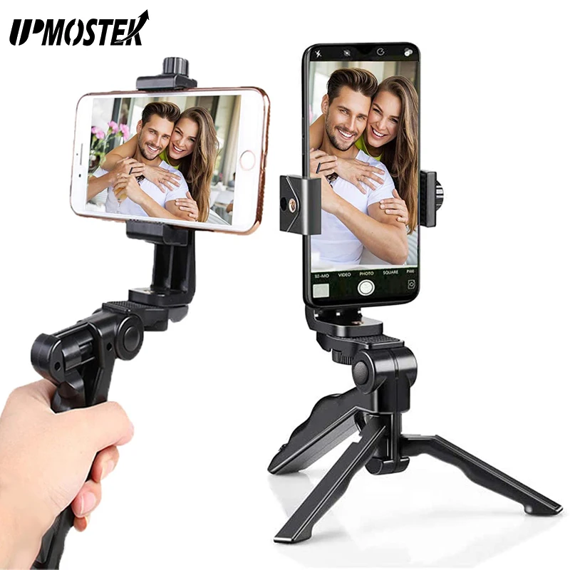 

UPMOSTEK Camera Handheld Pistol Grip Stabilizer Phone Tripod Selfie Stick Stabilizer Vlog Video for IOS Phone Samsung Xiaomi