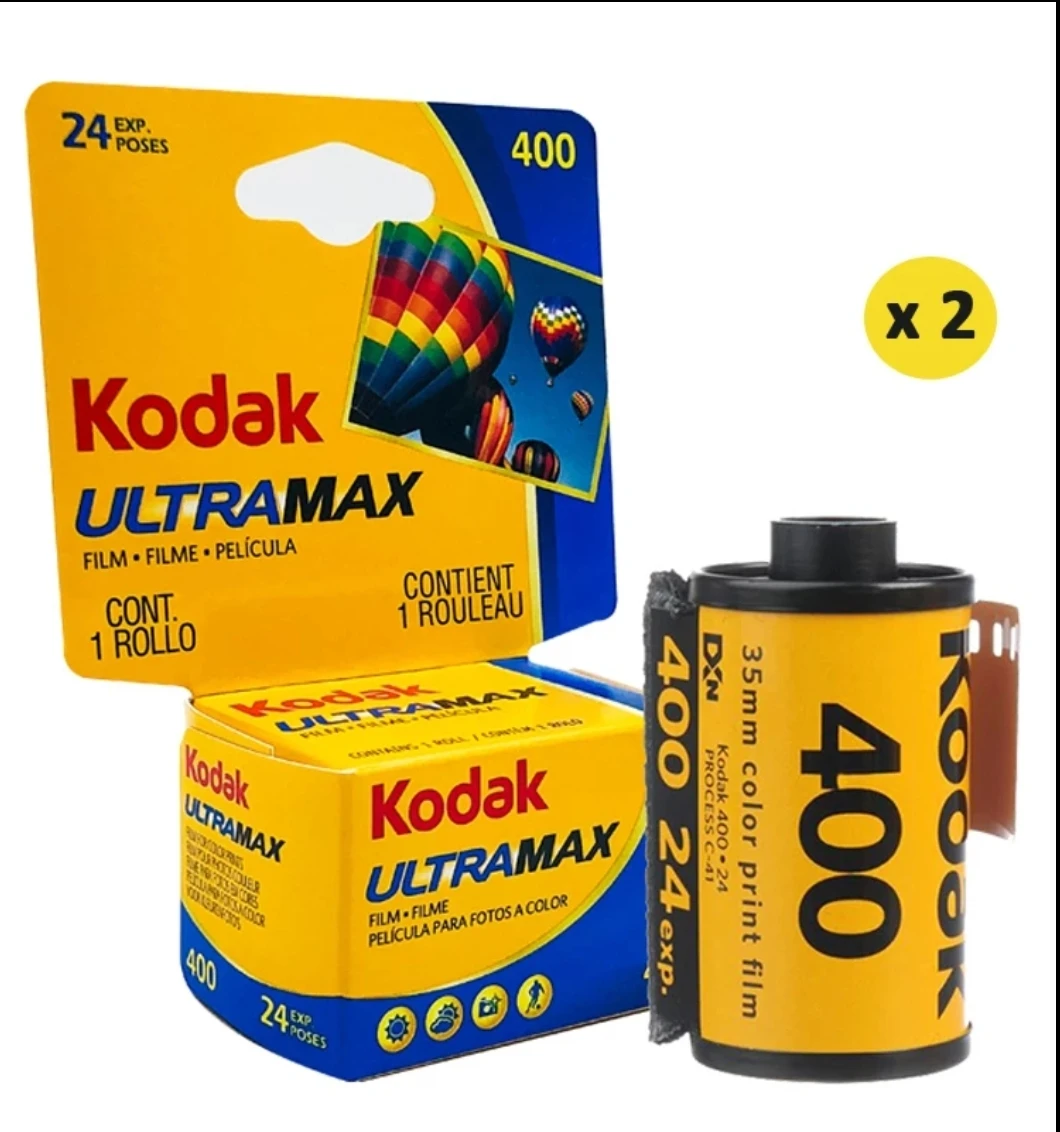 Пленка KODAK UltraMax 400 цветная 35 мм 24 экспозиции в рулоне подходит для камеры M35 /