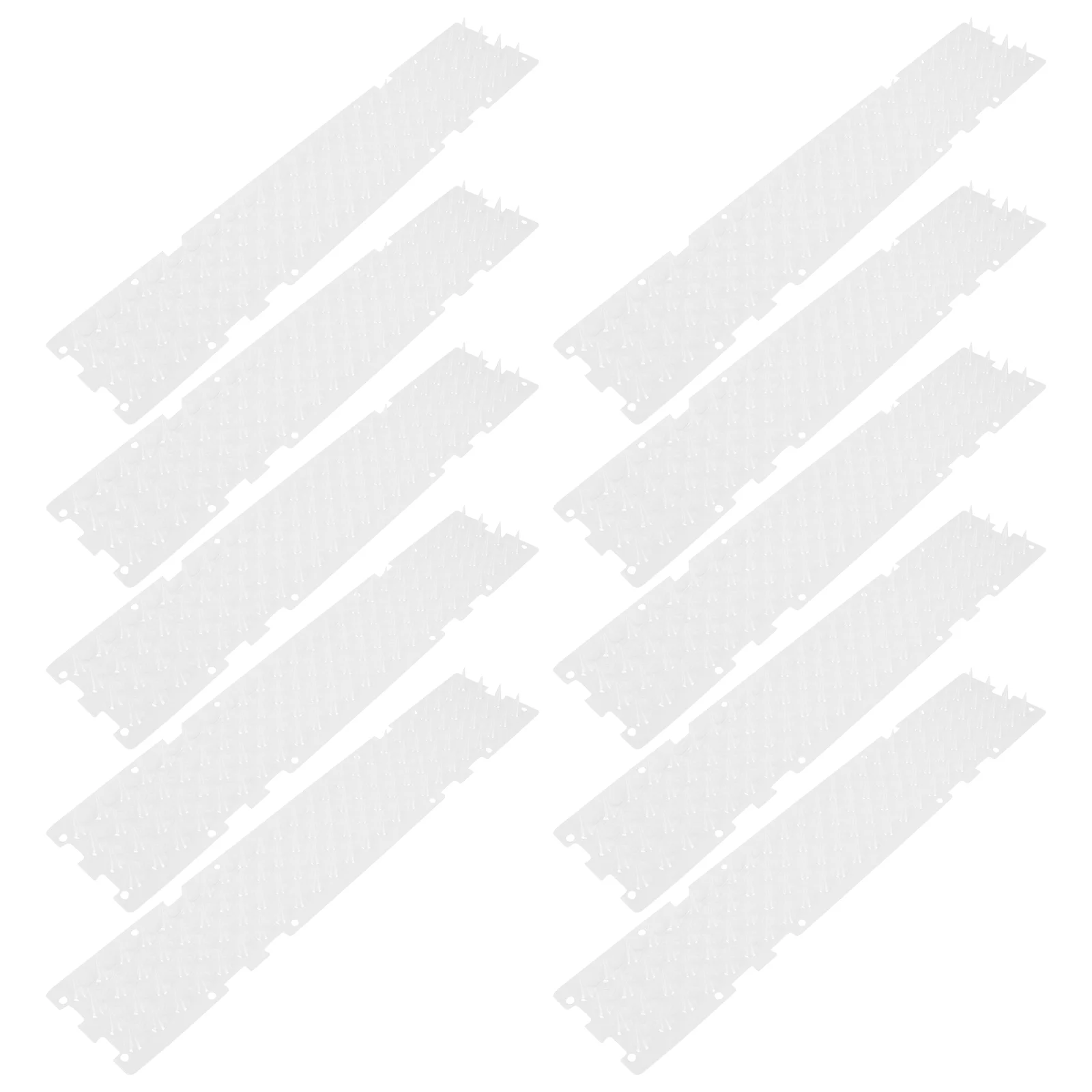 

10pcs Plastic Cats Restricted Area Mats Cats Restricted Area Pads for Balcony