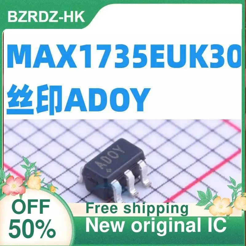 

1-20 шт. MAX1735EUK30 MAX1735EUK30 + T линейный регулятор IC MAXIM Chip, экранная печать ADOY SOT-23-5