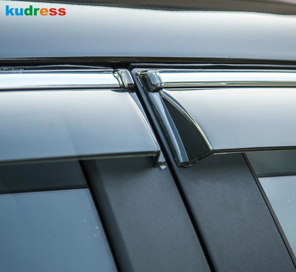 Для Volkswagen Tiguan MK2 2017 2018 2019 дефлекторы для окна автомобиля штормовка Защита от