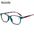 Очки для чтения iboode мужскиеженские ультралегкие, модные классические пресбиопические с прозрачными линзами из смолы, с диоптриями от + 1,0 до + 4,0