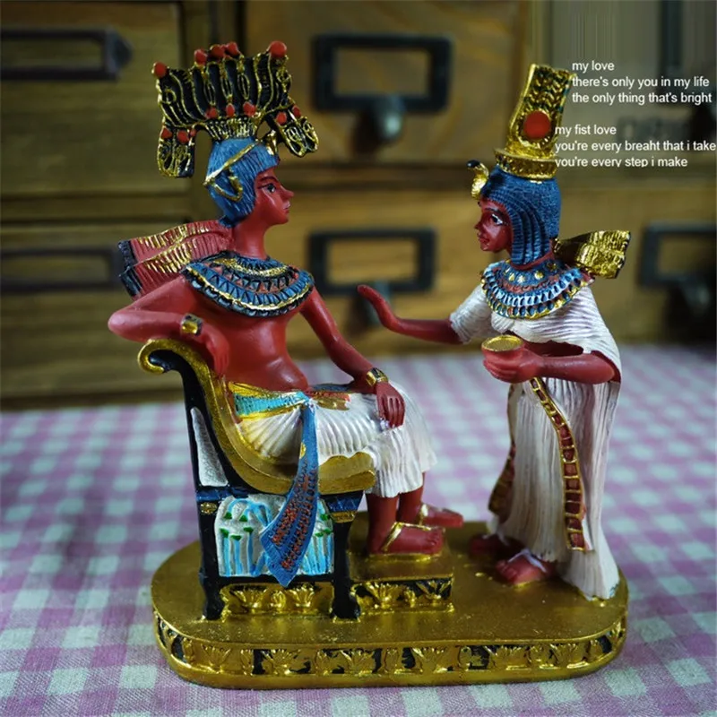 Творческий Древний Египет Фараон Искусство Скульптура Клеопатра фигурка