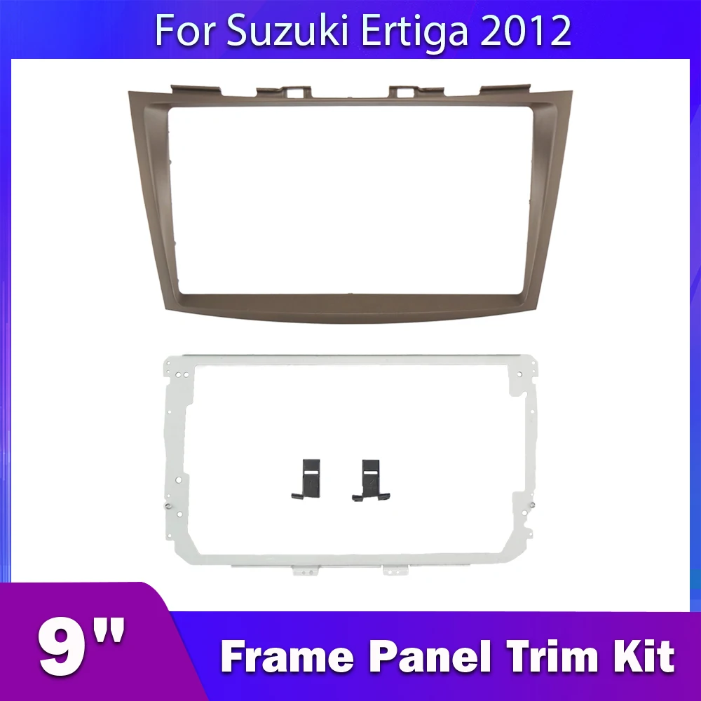 

Carbar For Suzuki Ertiga 2012 9 Inch Car Radio Fascia Frame Dashboard Tape Recorder 2 Din Multimedia Stereo Installation Panel