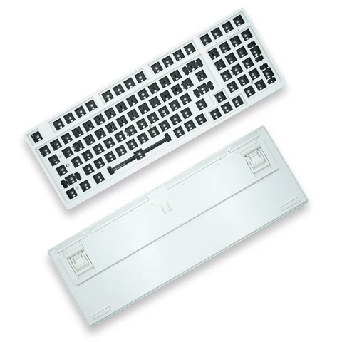Механическая клавиатура-980, базовый комплект для самостоятельной сборки, клавиатура горячей замены, индивидуальный комплект, RGB, проводное подключение, индивидуальная механическая клавиатура