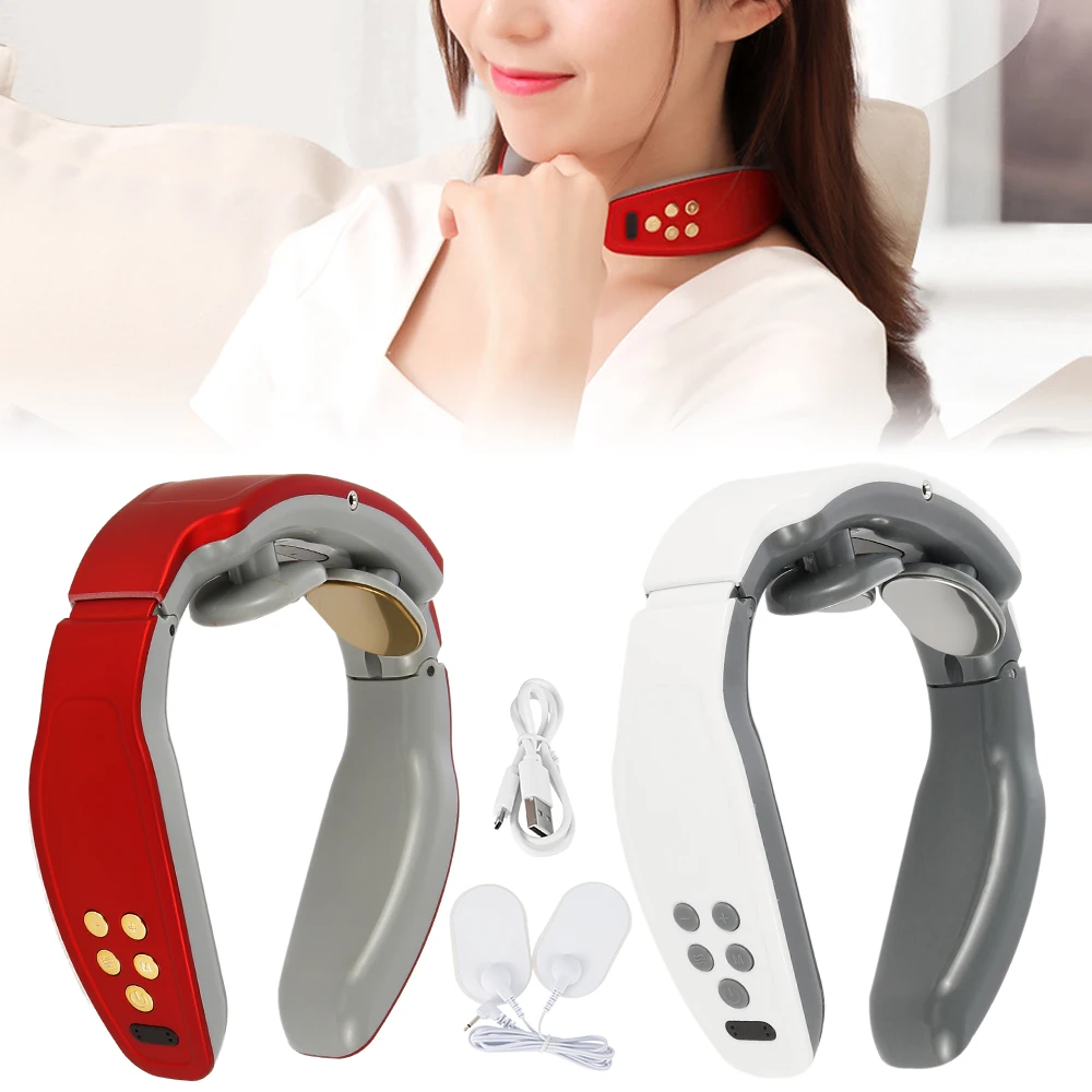 

Smart Electric Neck Shoulder Massager Pain Relief Tool Health Care Relaxation Cervical Vertebra Physiotherapy