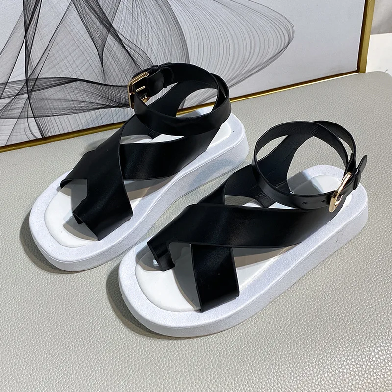 

Women's sandals with one line new summer women's shoes in 2020